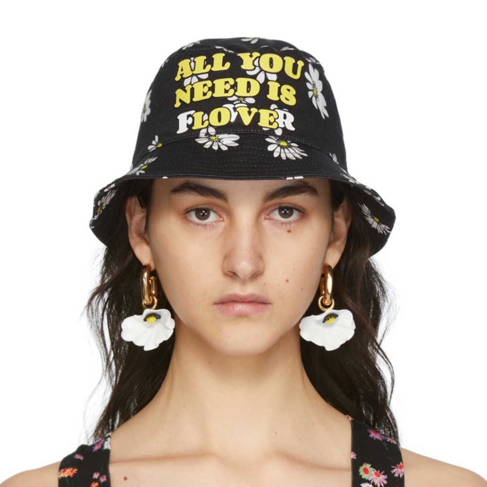 PACO RABANNE hat nwt
SSENSE Exclusive Black Daisy Bucket Hat
